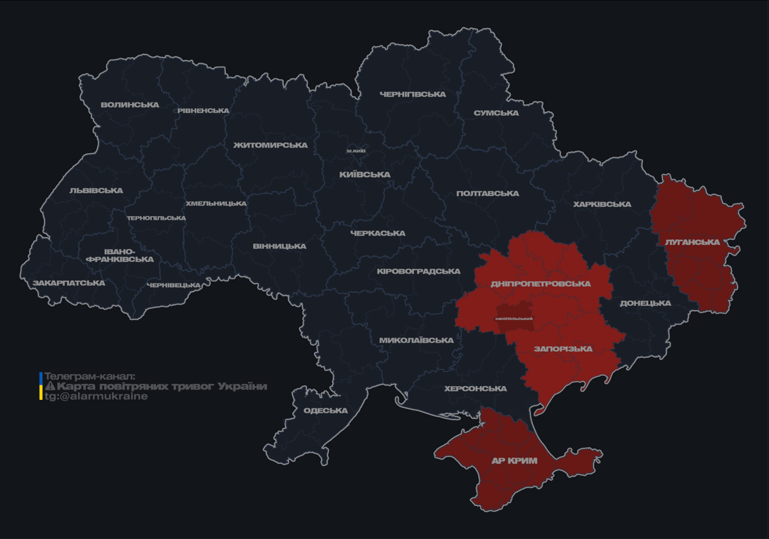 Загроза балістики — в яких областях України небезпека - фото 1