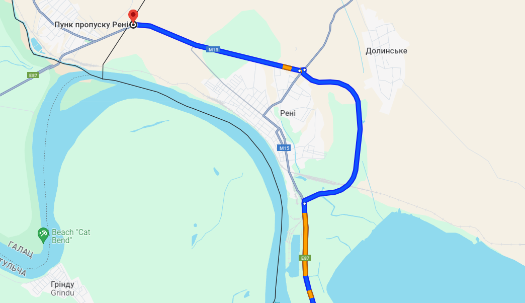 Пробки на Рене 31 мая