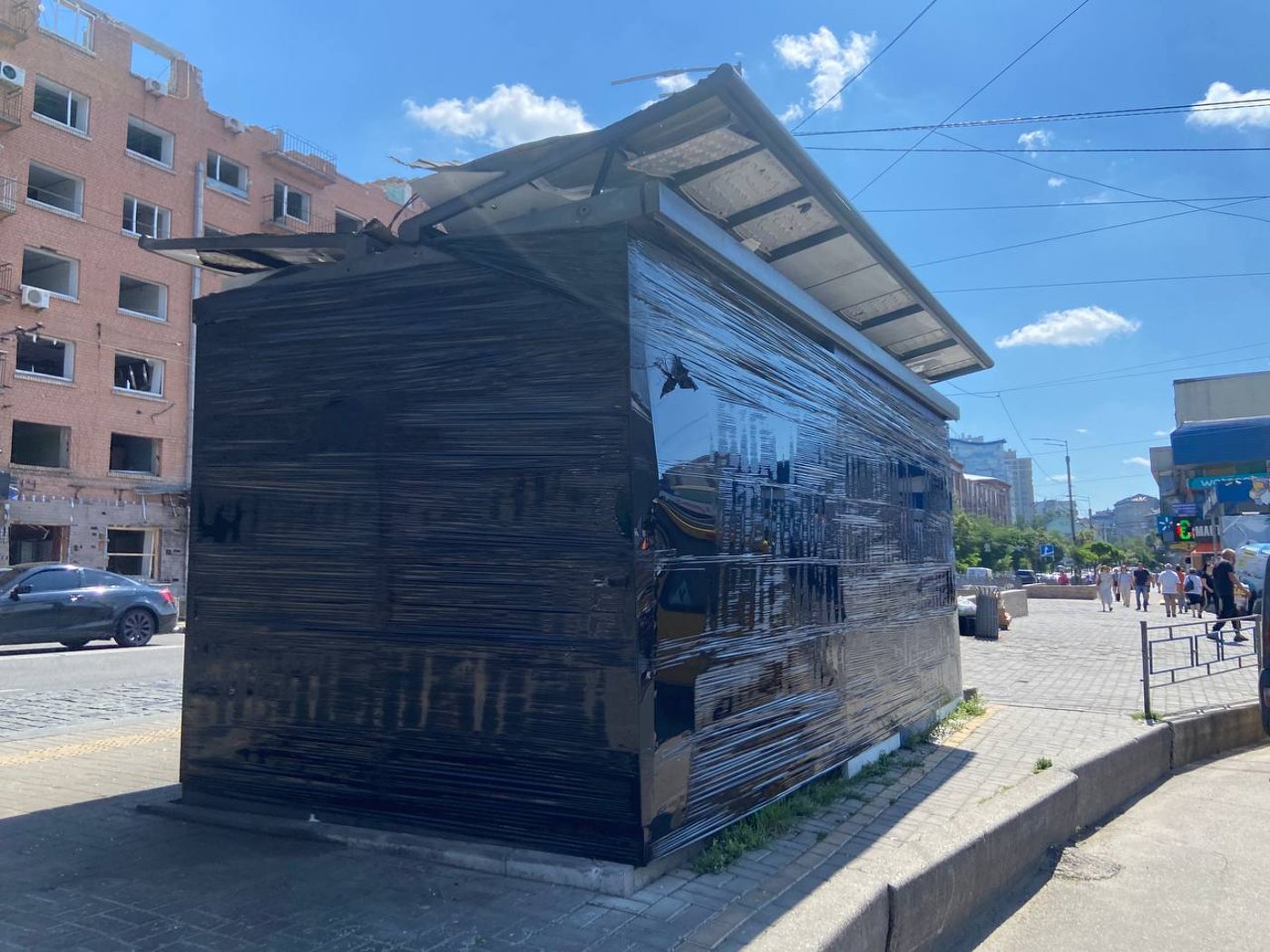 Attack on the Lukianivska metro station — photo