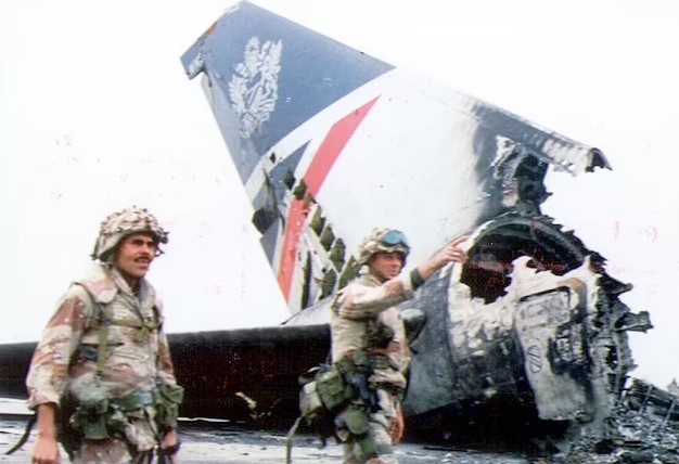 Як виглядав літак після знищення