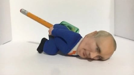 Путин "с карандашом в отверстии" — украинца оштрафовали в Крыму - 285x160