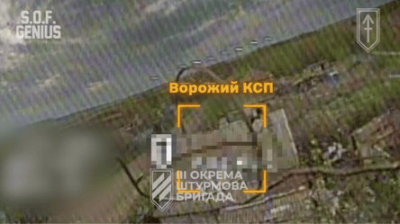 Бойцы ОШБр уничтожили российский командно-наблюдательный пункт - 290x160