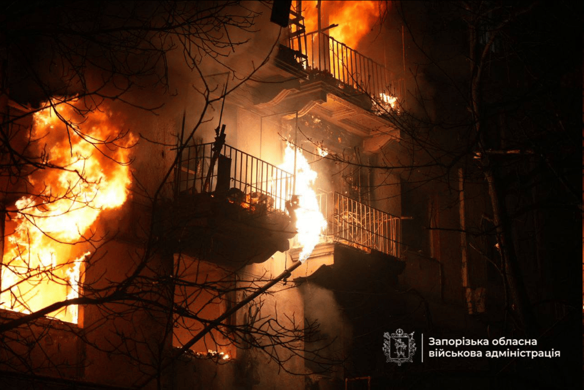 Наслідки атаки на Запоріжжя