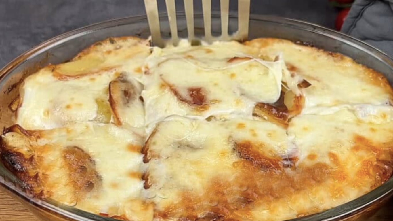 запечена картопля з беконом