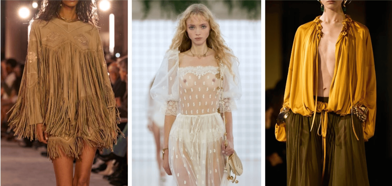 Блузы в стиле бохо набирают популярность