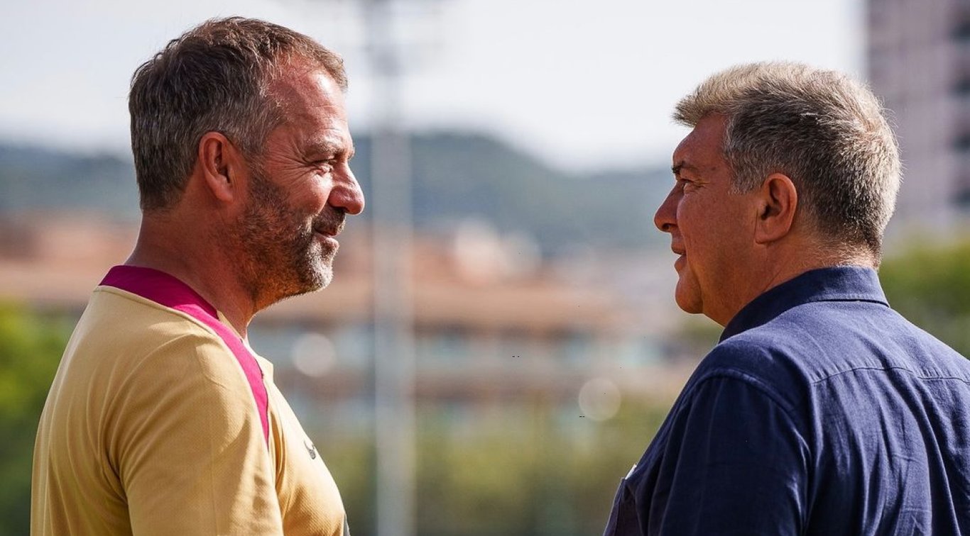 Ханс-Дітер Флік та Жоан Лапорта