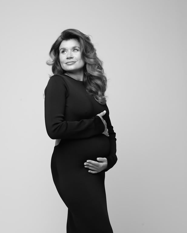 Дружина Дмитра Монатіка під час вагітності