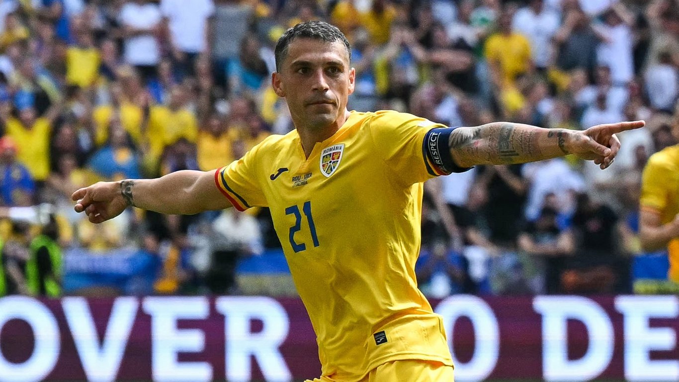 Матч Румыния – Украина – Лунин ошибся и пропустил гол