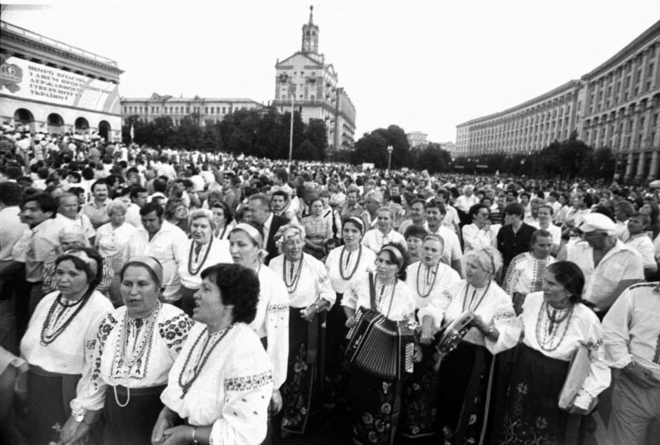 Як українці відзначали День Незалежності України 16 липня 1991 року