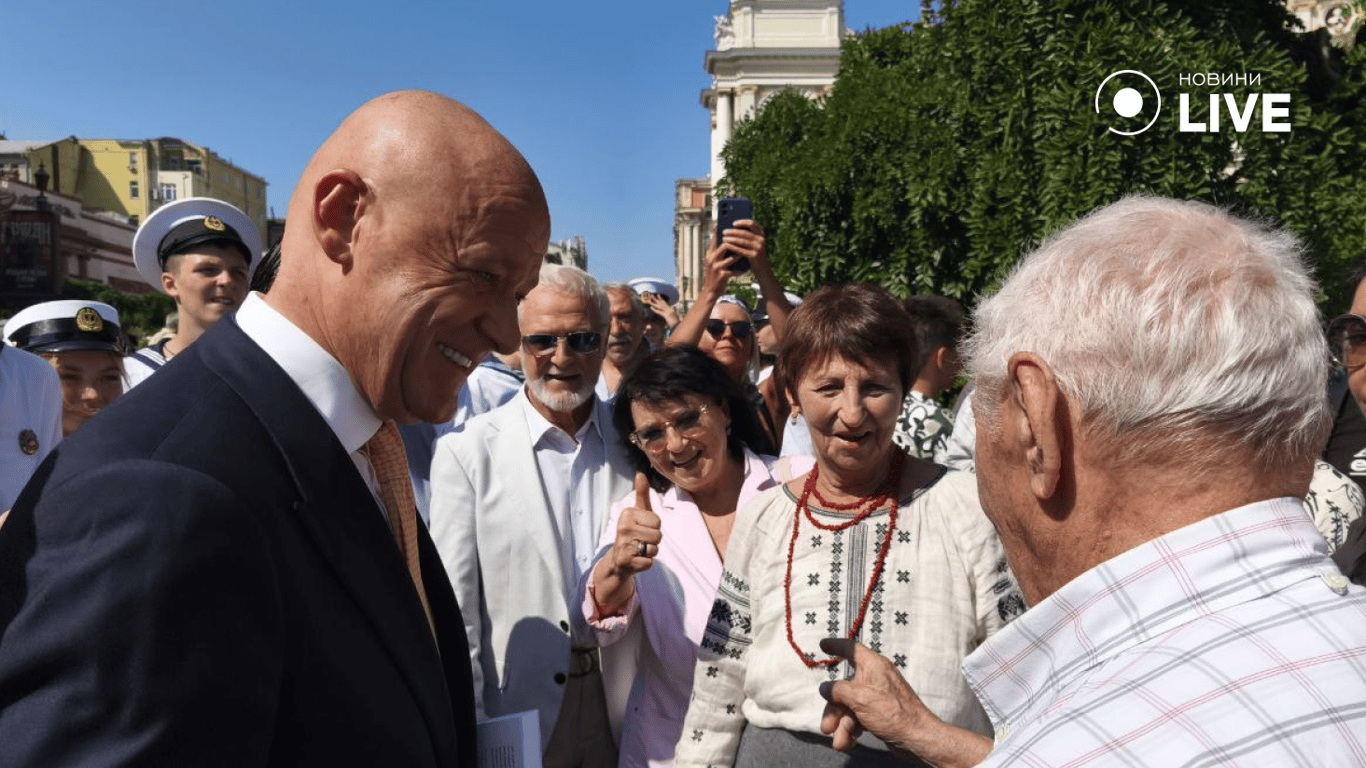 Відкриття зірки художнику Геннадію
