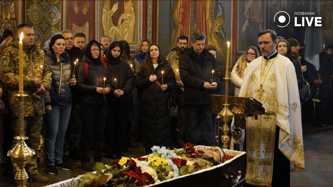 Прощання з Василем Ратушним, який загинув на фронті