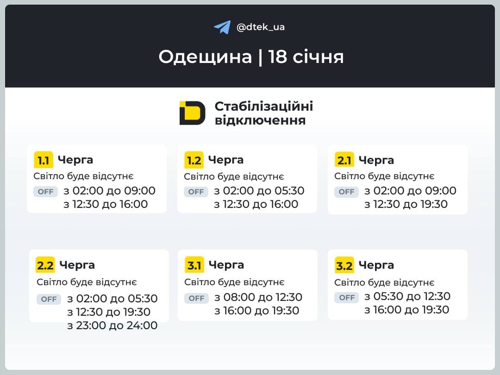 Отключения света — будут ли действовать в Одессе завтра графики - фото 1