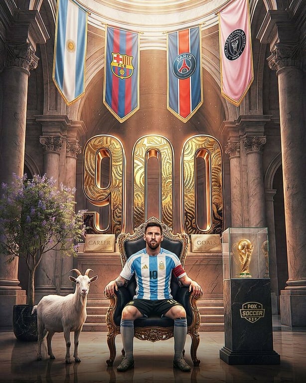 Лионель Месси после отметки в 900 голов 19 марта 2026 года