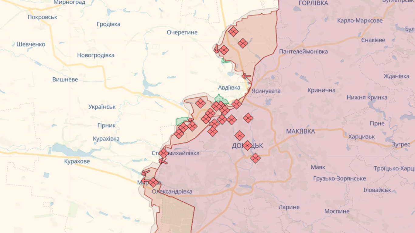 Карта боевых действий в Украине онлайн сегодня, 10.10.2023: DeepState, Liveuamap, ISW