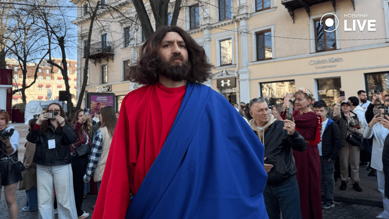 Учасники показали шлях Христа до Голгофи