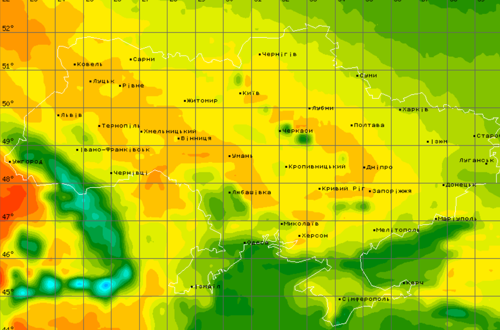 Температурная карта