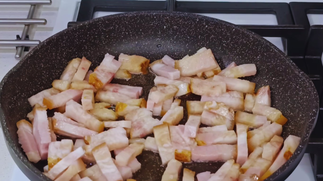 ліниві вареники з беконом