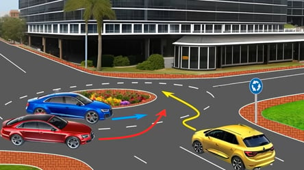 Тест з ПДР: як не потрапити в аварію на круговому перехресті - 285x160