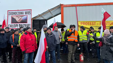 Пьяные польские митингующие развернули автовоз с машинами для ВСУ - 285x160