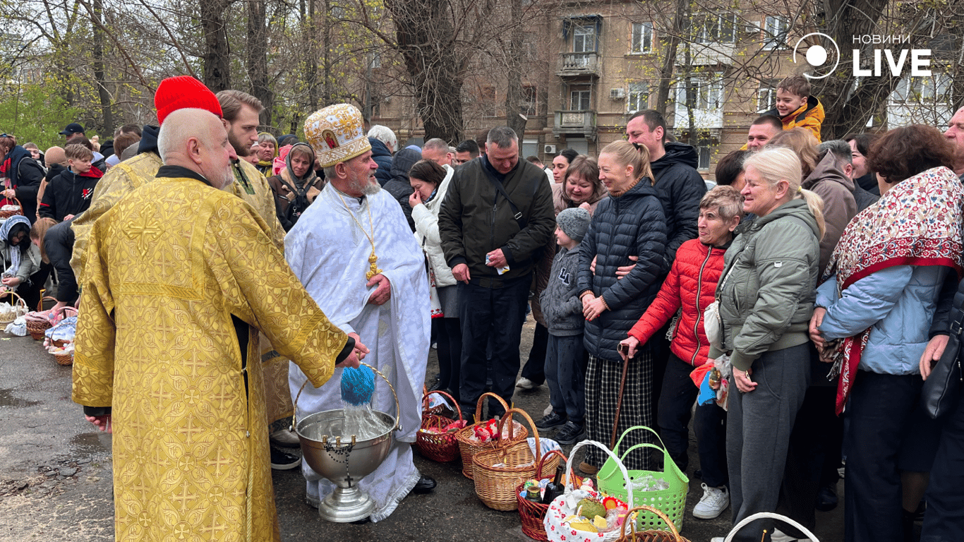 Освячення паски в Одесі