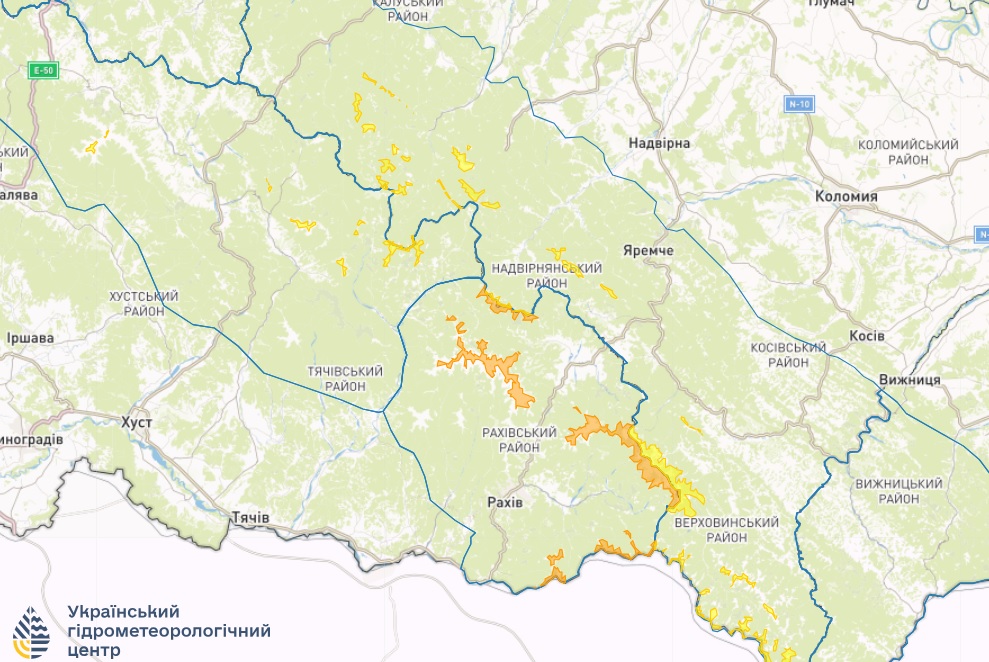 Сніголавинна небезпека 22 січня 2025 року 