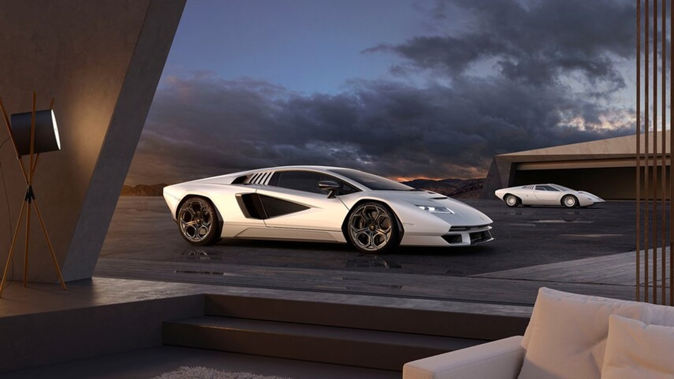 Lamborghini выпустила новый футуристический суперкар Countach - фото