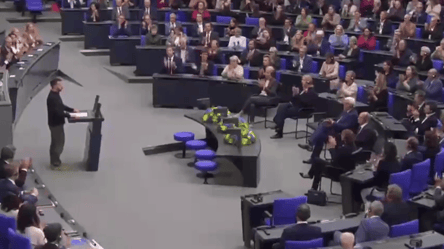 Выступление Зеленского в Бундестаге — немецкое правительство аплодировало стоя - 285x160
