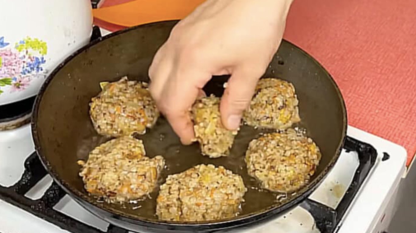 рецепт котлет з гречки