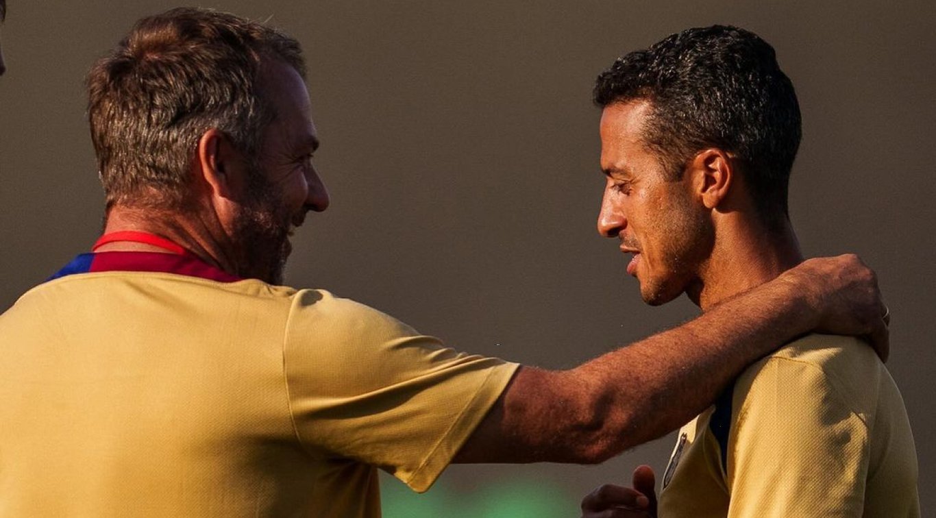 Ханс-Дітер Флік і Тьяго Алькантара