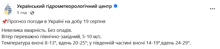 Погода в Україні