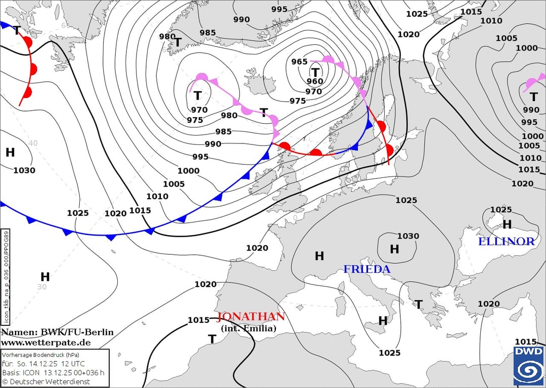 Погода в Україні 14 грудня