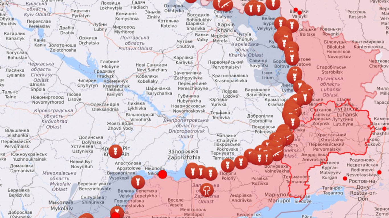 Карта бойових дій в Україні на 21.05.2023: Deep State, Liveumap