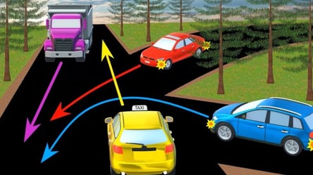 Тест ПДР — хто кого пропускає на складному перехресті - 285x160