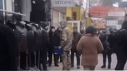 В поисках уклонистов — военкомы посетили рынок в Тернополе - 285x160