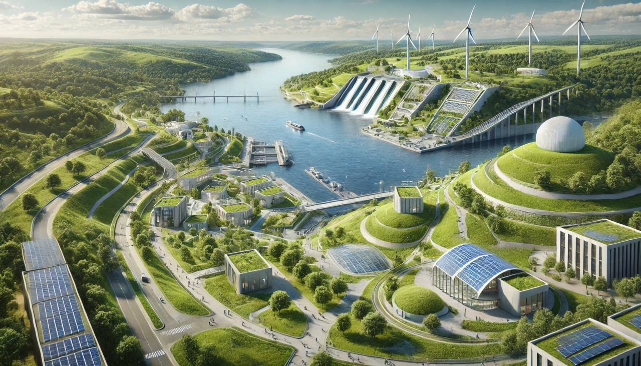 Река Днепр - фото от Искусственного интеллекта