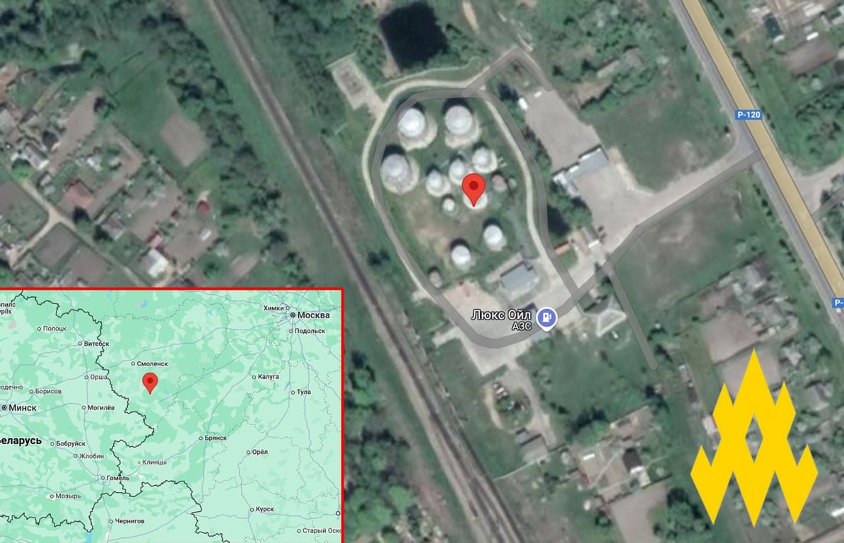 знімок розташування бази