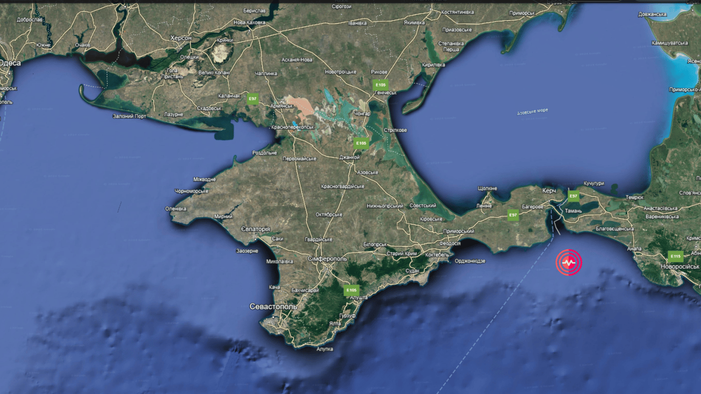 Землетрясение в Черном море — толчки ощущали в Крыму