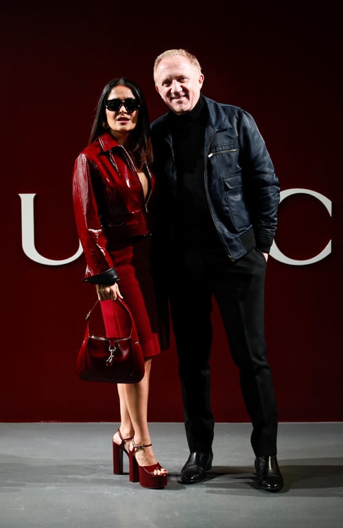 Акторка Сальма Гайєк з чоловіком-бізнесменом. Фото: Reuters