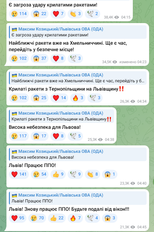 Львів під ударом 30 липня