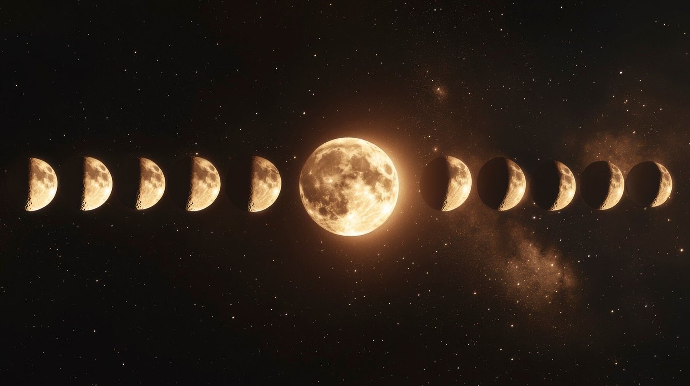 Moon phases in May 2025
