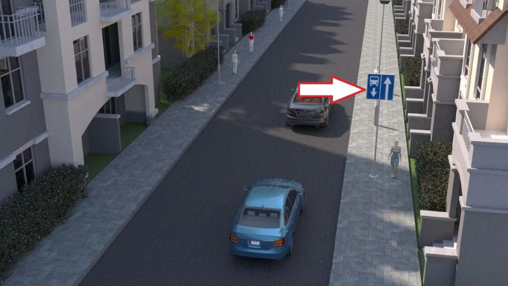 Экспресс-тест по ПДД — разрешено ли водителю синего авто обогнать серую машину - фото 2