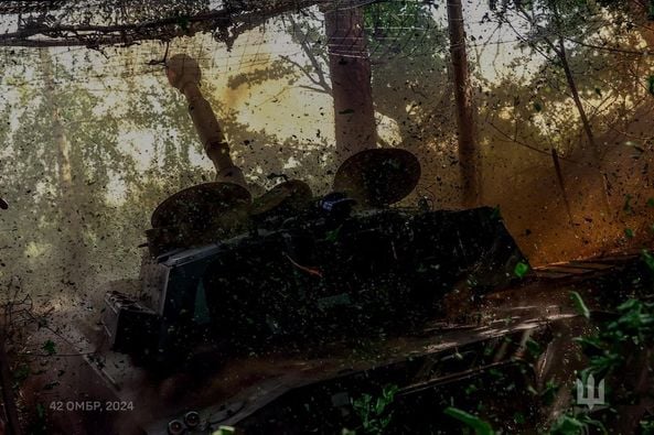 Українська військова техніка на фронті