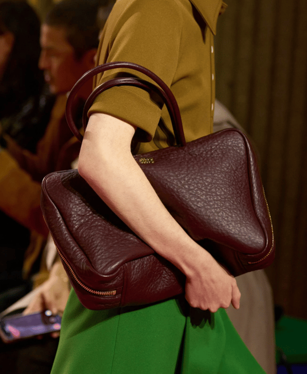 Бордова сумка буде на піку популярності