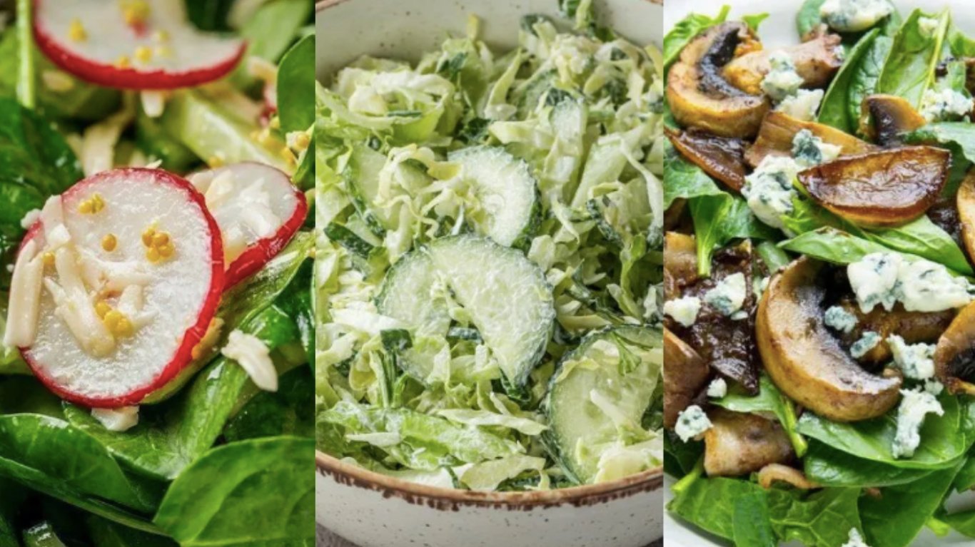 рецепти овочевих салатів