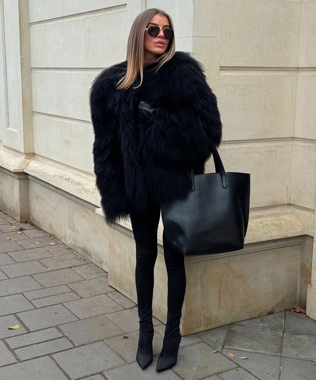 Шубу можна стилізувати по-різному в образі