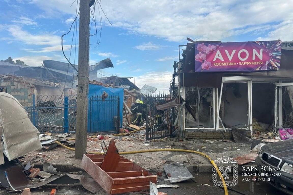 Обстріл ринку у Лозовій на Харківщині