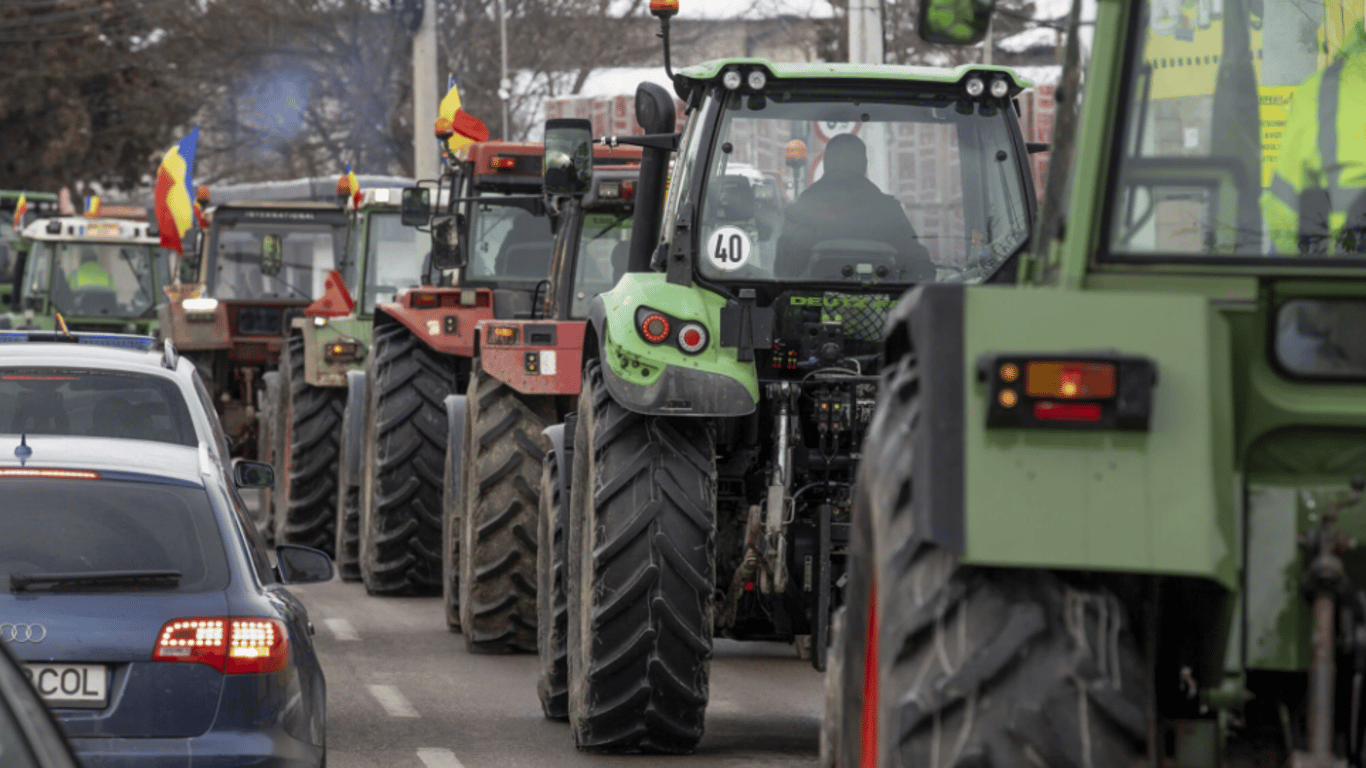 В Румынии фермеры продолжают блокаду границы после неудачных переговоров с правительством