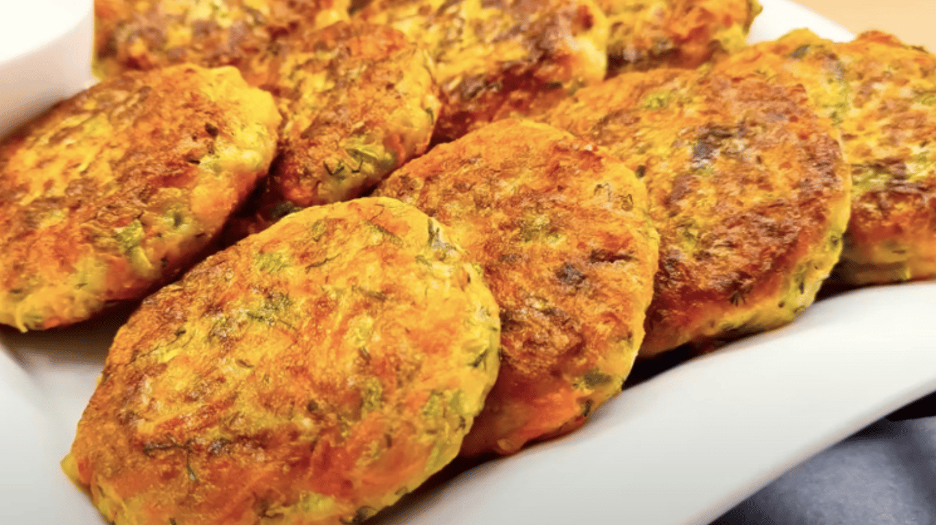 швидкий рецепт котлет з кабачків та фаршу