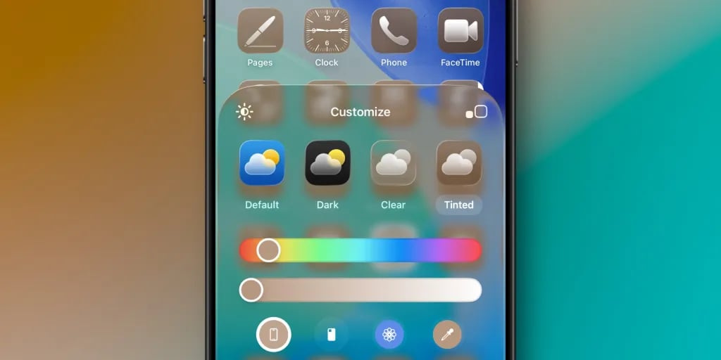 Функция автотонировки в iOS 26