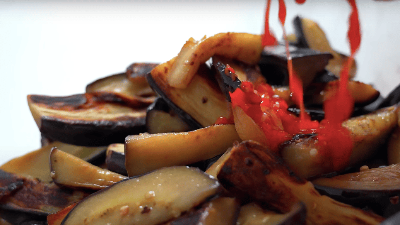 Рецепт закуски з маринованими баклажанами